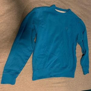 Light blue Champion crewneck sweatshirt. Size M